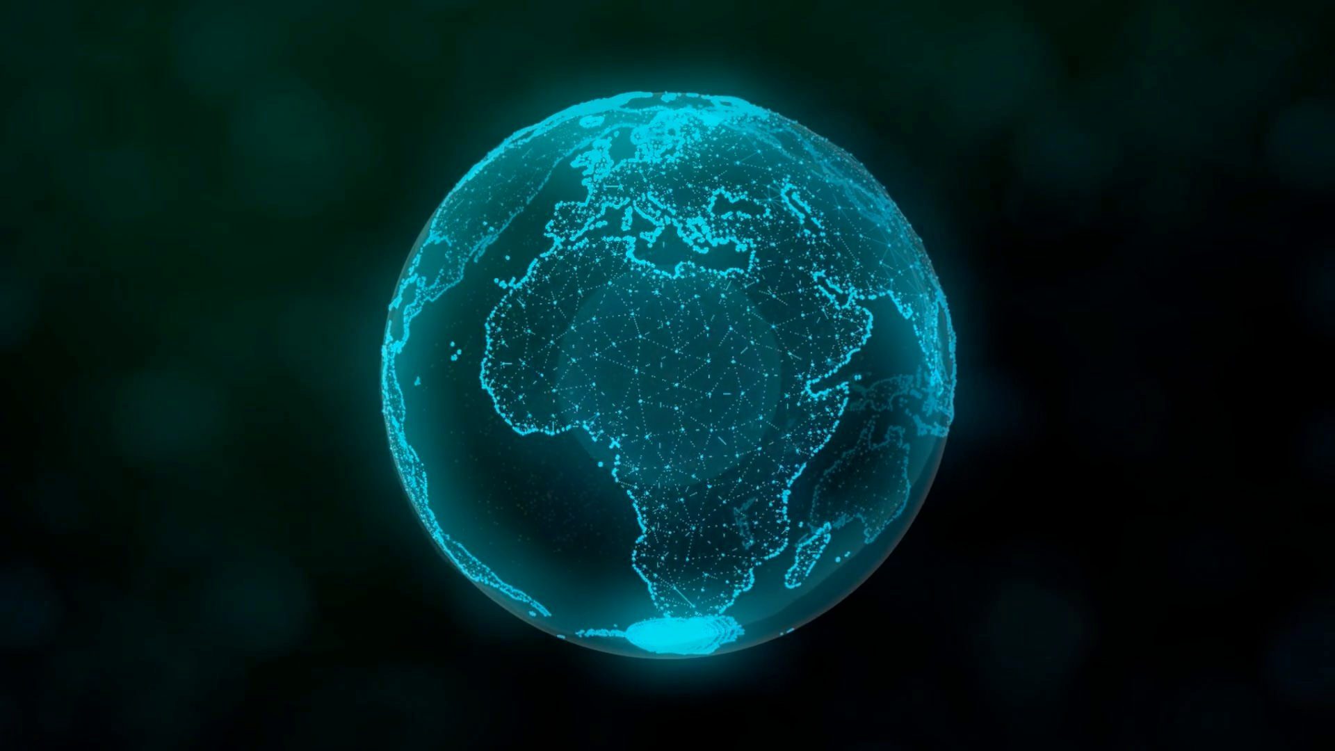 This image shows the earth and its connection, being part of Proteomics film